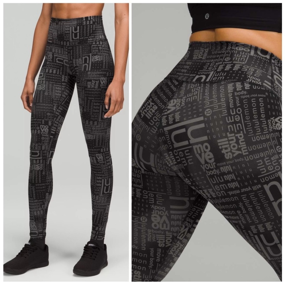 NWT lululemon Wunder Train High RiseTight 25" Contour Fit in LMBB Size 2